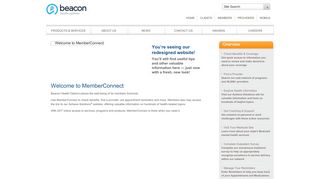 
                            2. Beacon Health Options MemberConnect - Members - Login
