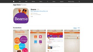 
                            4. Beame on the App Store