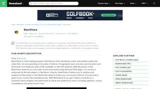 
                            4. BearShare - Free download and software reviews - CNET ...