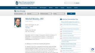 
                            4. Beasley, DO - First Physicians Group