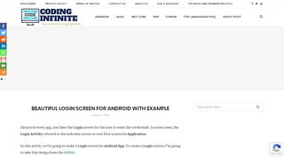 
                            8. Beautiful Login Screen For Android With Example - Coding ...