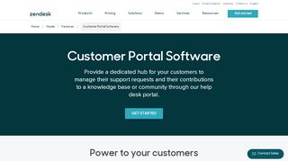 
                            6. Beautifully Simple Customer Portal Software | Zendesk