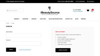 
                            4. Beauty Source - Sign in