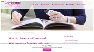 
                            7. Become a Consultant - Cambridge Weight Plan Spain
