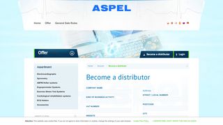 
                            9. Become a distributor | Account | Aspel Panel