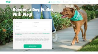 
                            9. Become a Dog Walker on Wag!