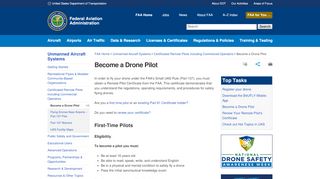 
                            9. Become a Drone Pilot - FAA
