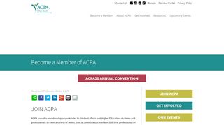 
                            2. Become a Member of ACPA | ACPA