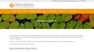 
                            2. Become a Patient | Rahav Wellness