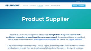 
                            5. Become a Product Supplier | Essendant