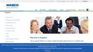 
                            3. Become a Supplier | Suppliers Information | WABCO
