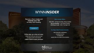 
                            9. Become a Wynn Insider | Wynn Las Vegas