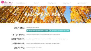 
                            9. Become an Agent - Aspen Insurance - Aspen Managing ...