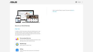 
                            5. Become an ASUS Member - ASUS Account Login