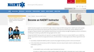 
                            5. Become an NAEMT Instructor