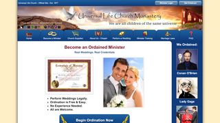 
                            8. Become an Ordained Minister Online - Universal Life Church