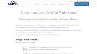 
                            3. Become Auvik Certified