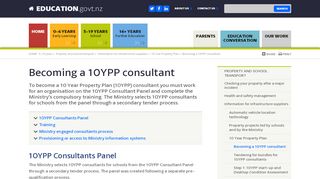 
                            8. Becoming a 10YPP consultant | Education in New Zealand