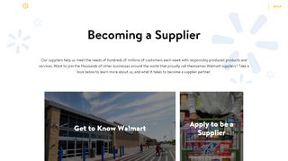 
                            10. Becoming a Supplier - Walmart Corporate