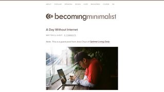 
                            1. Becoming Minimalist