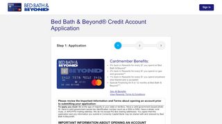 
                            4. Bed Bath & Beyond® Mastercard - Comenity