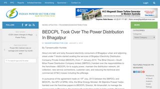 
                            8. BEDCPL Took Over The Power Distribution In Bhagalpur ...