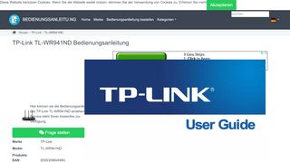 
                            3. Bedienungsanleitung TP-Link TL-WR941ND (113 Seiten)