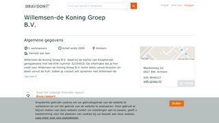 
                            3. Bedrijfsgegevens Willemsen-de Koning Groep …