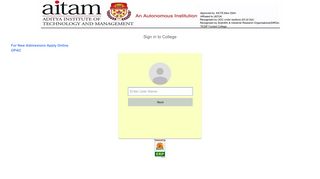 
                            3. BeeS ERP Login - student.adityatekkali.edu.in