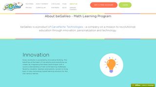 
                            4. beGalileo Personalized math learn, online math tutoring