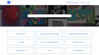 
                            9. Behance Helpcenter
