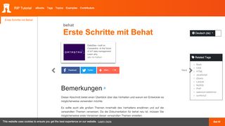 
                            2. behat - Erste Schritte mit Behat | behat Tutorial