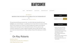 
                            6. Behind the Scenes of Our Beautycounter Shoot