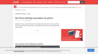 
                            5. Bei Twoo (Netlog) anmelden: So geht's - CHIP