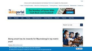 
                            8. Being smart has its rewards for Mpumalanga's top matric ... - Skills Portal