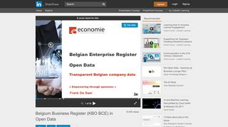 
                            3. Belgium Business Register (KBO BCE) in Open Data