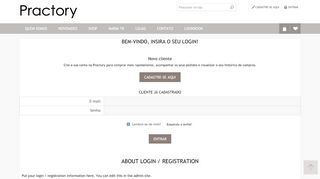 
                            11. Bem-vindo, insira o seu login! - practory.com.br