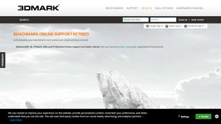 
                            2. Benchmark Online Support Retired - 3DMark.com