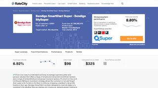 
                            6. Bendigo Bank Bendigo SmartStart Super - Bendigo MySuper | Review ...