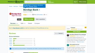 
                            7. Bendigo Bank Reviews - ProductReview.com.au