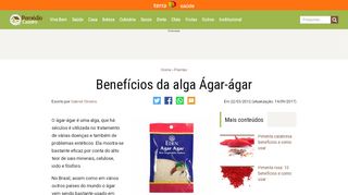 
                            8. Benefícios da alga Ágar-ágar - Remédio Caseiro