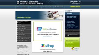 
                            10. Benefit Contacts | National Elevator Industry Benefit Plans