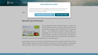 
                            3. BenefitCard Premium - Novum Bank Limited