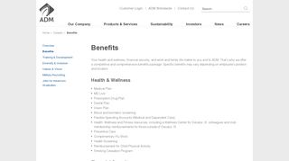 
                            1. Benefits | ADM