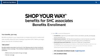 
                            3. Benefits Enrollment - 88sears.com