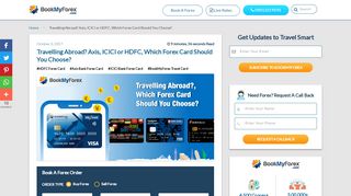 
                            10. Benefits of HDFC Forex Card, Axis Bank and ICICI Forex Card