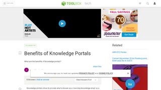 
                            5. Benefits of Knowledge Portals - Toolbox