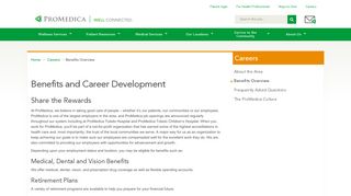 
                            3. Benefits Overview - ProMedica