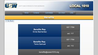 
                            4. Benefits - USW Local 1010