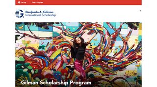 
                            5. Benjamin A. Gilman International Scholarship Program